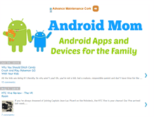 Tablet Screenshot of androidmom.com
